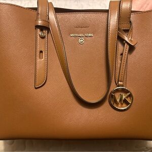 Michael Kors Brown Leather Tote